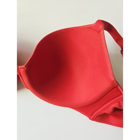 Soma Enbliss Red Full Coverage Figure Underwire Lined Molded T-Shirt Bra 34DD - Picture 7 of 10